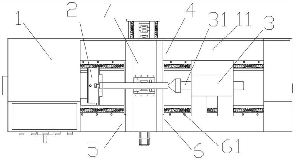 Underneath alternating type knife rest numerical control lathe