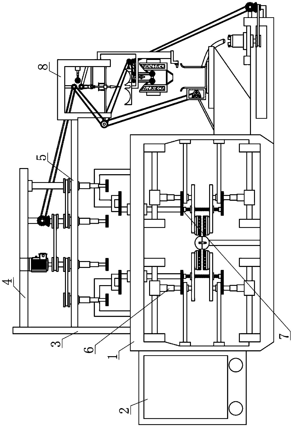 Device for extracting genes of flying insects