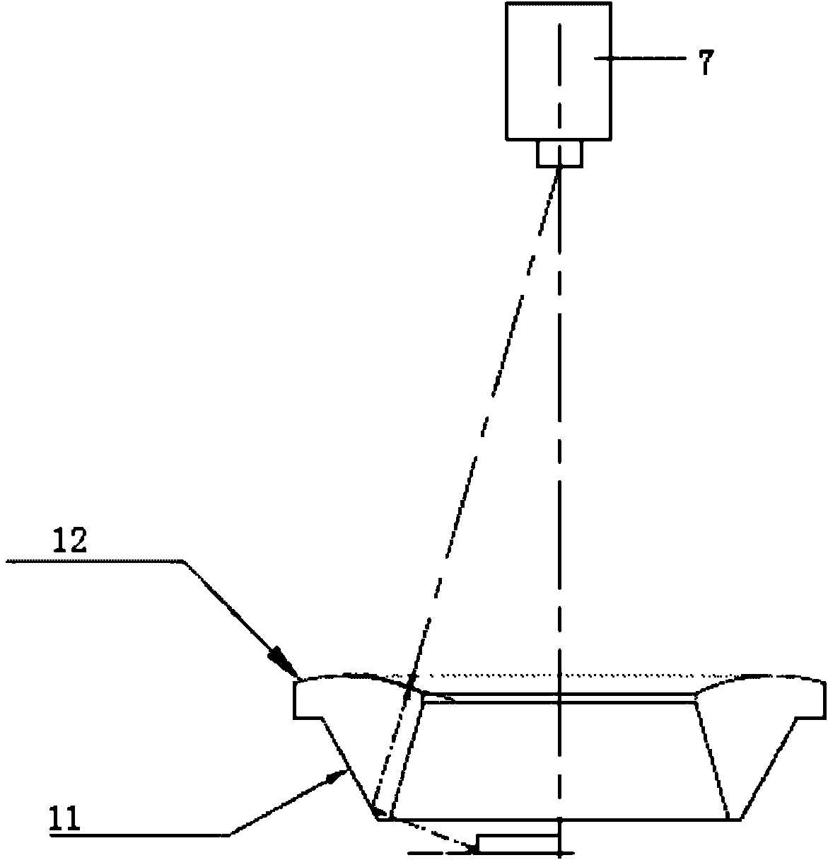 Reflective amplified type coin detection device