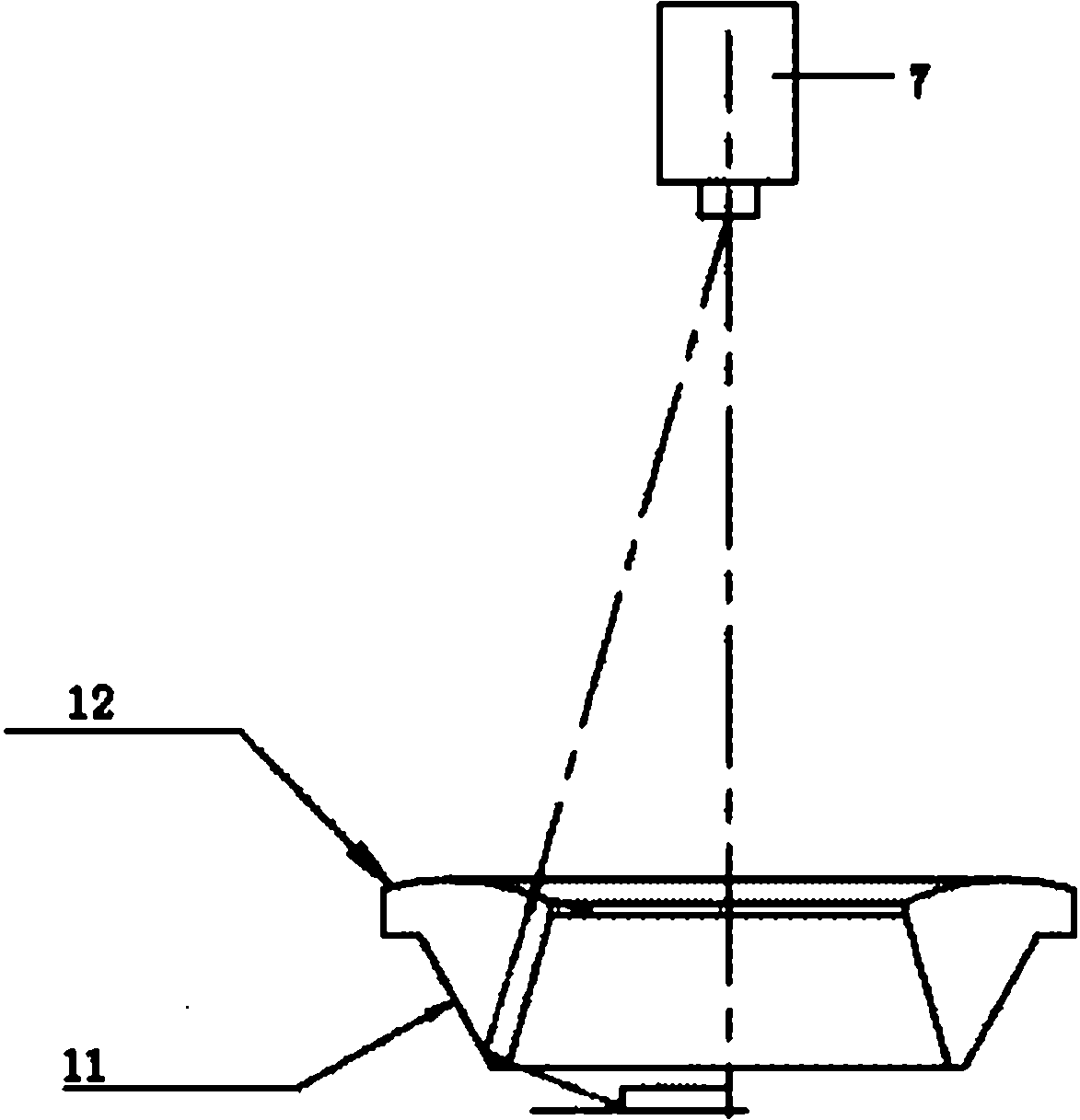 Reflective amplified type coin detection device