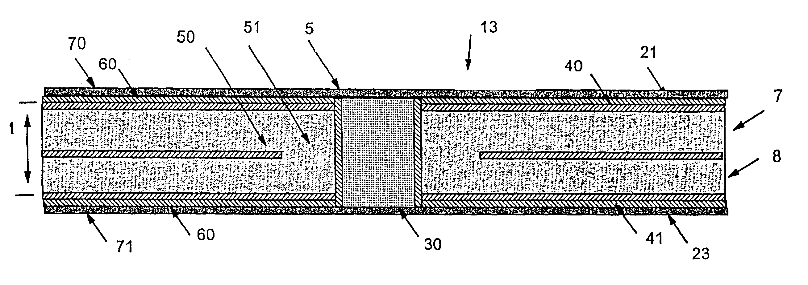 Printed wiring board structure with z-axis interconnections