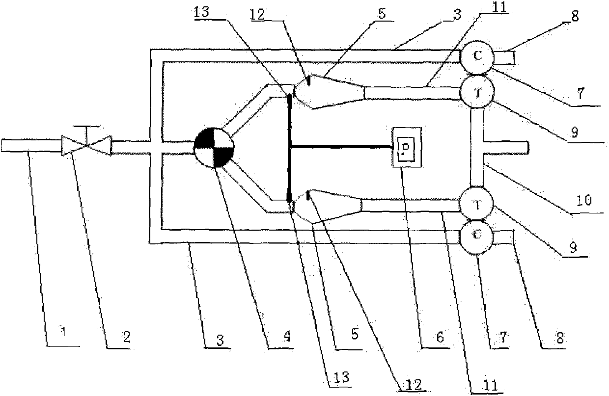 Test bench with double combustion chambers, double superchargers and low cycle fatigue based on self-circulation mode