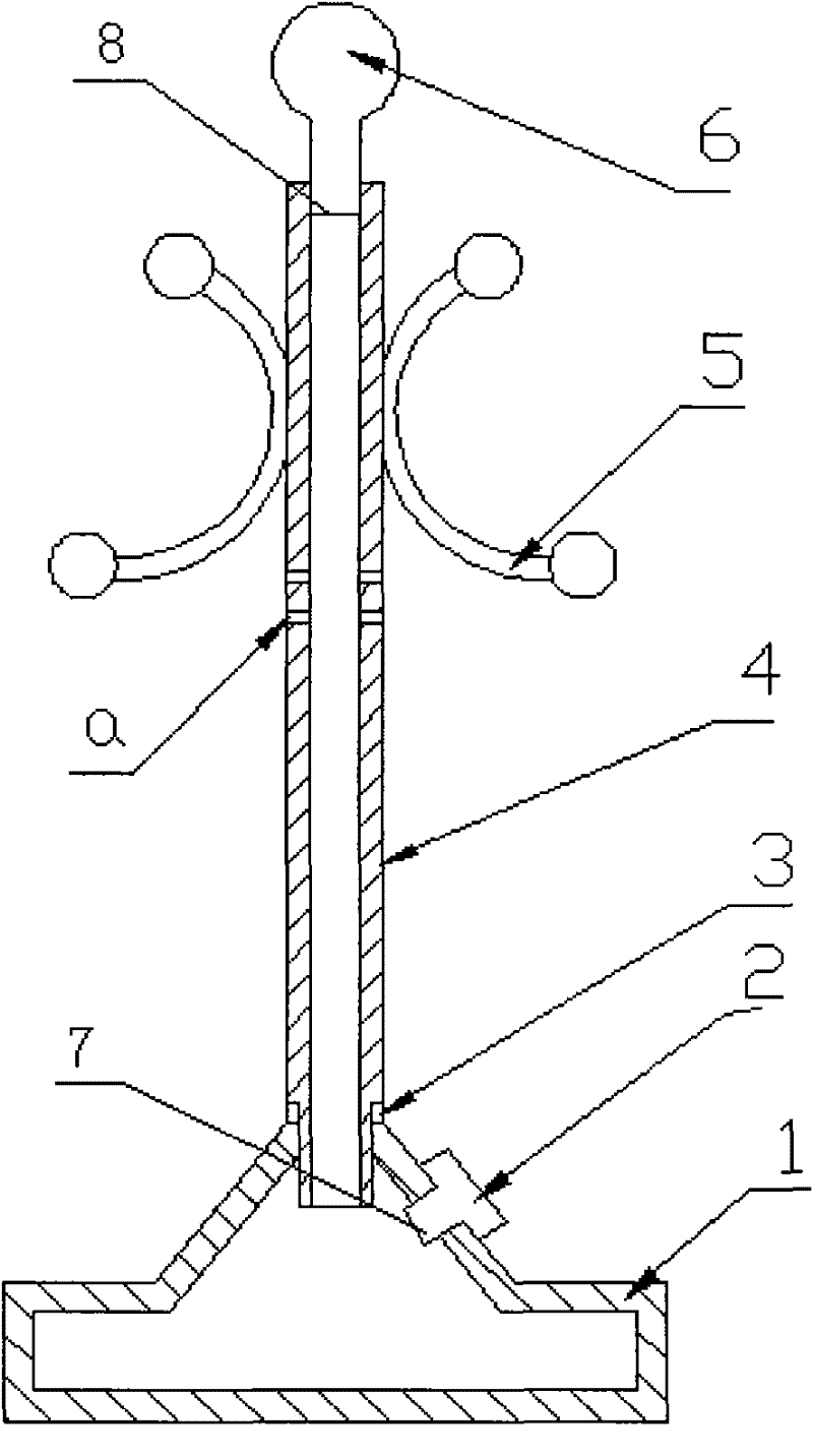 A structure of clothes fragrance hanger