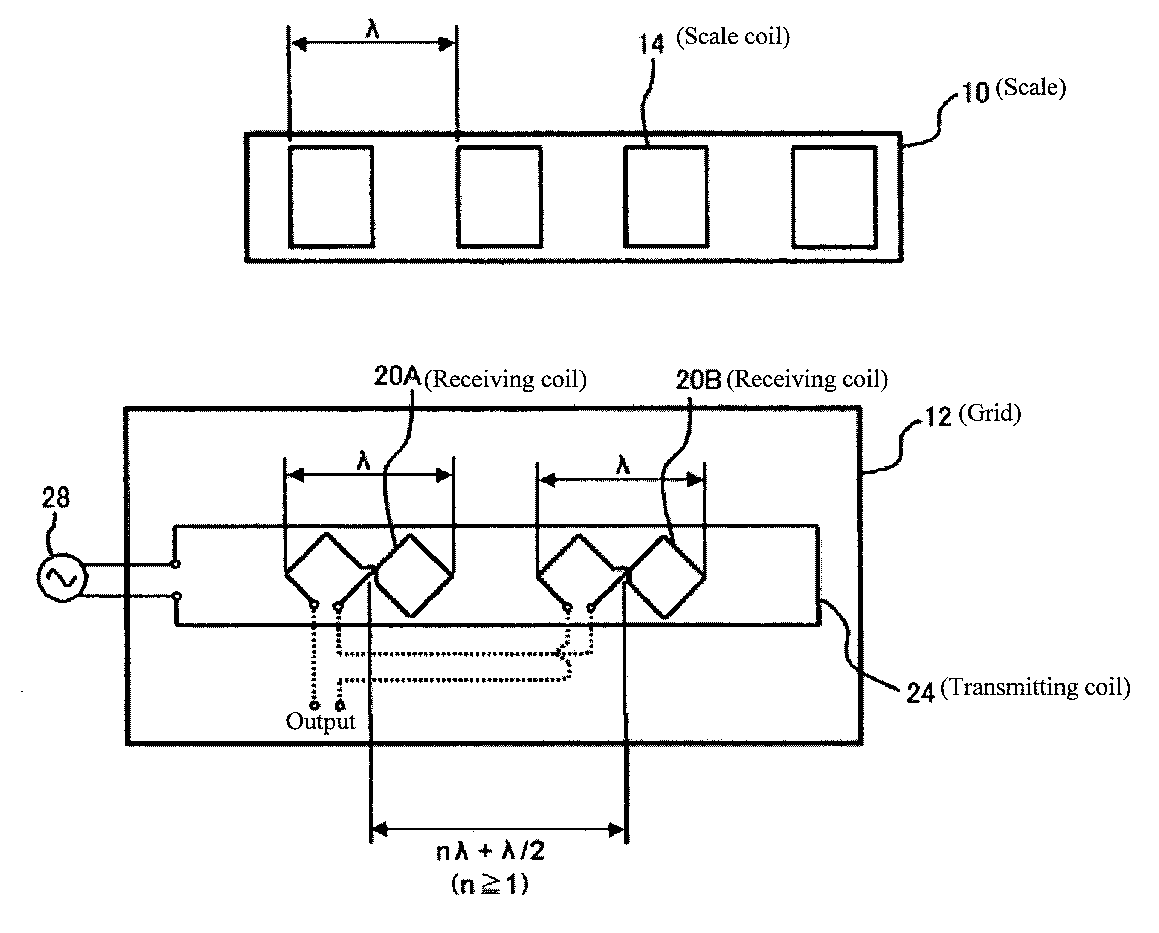 Electromagnetic encoder