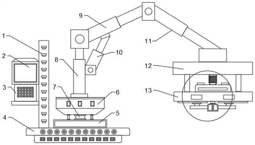 Carrier manipulator for front shell of Bluetooth headset charging box