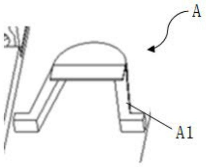 V-shaped part pin expanding and shrinking shaping device