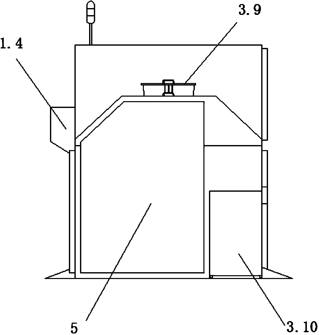 Pipe arrangement machine with function of distinguishing colors of bobbins