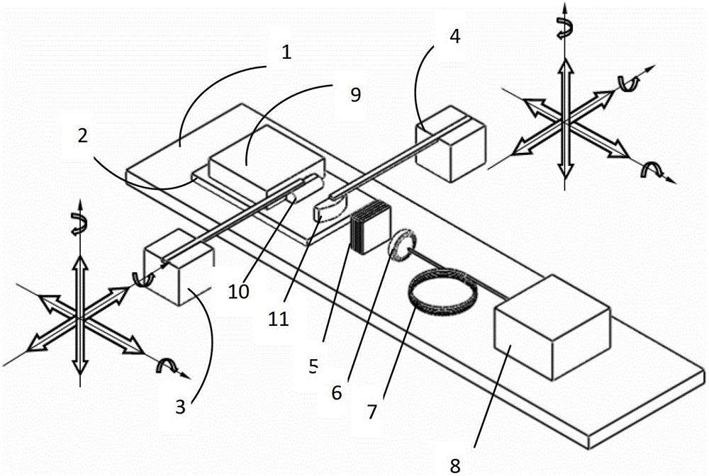 A high-power semiconductor laser beam collimation adjustment method and device