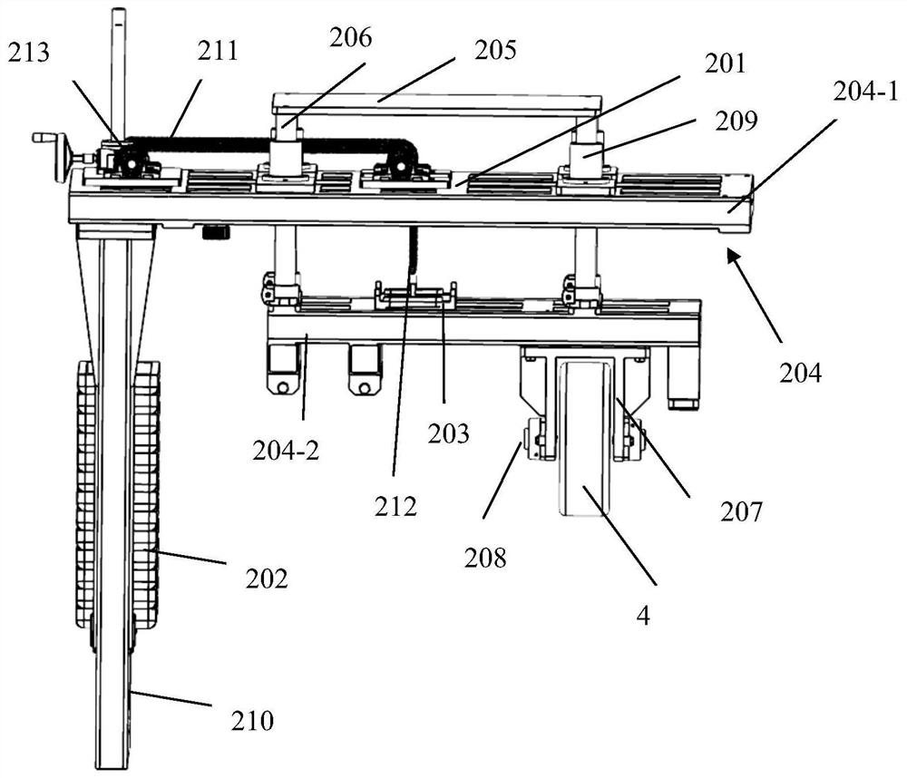 Testing device for measuring frictional characteristics of polluted airport runway