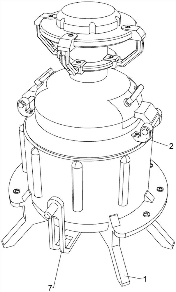 Stirring device of compound oil phase reaction kettle