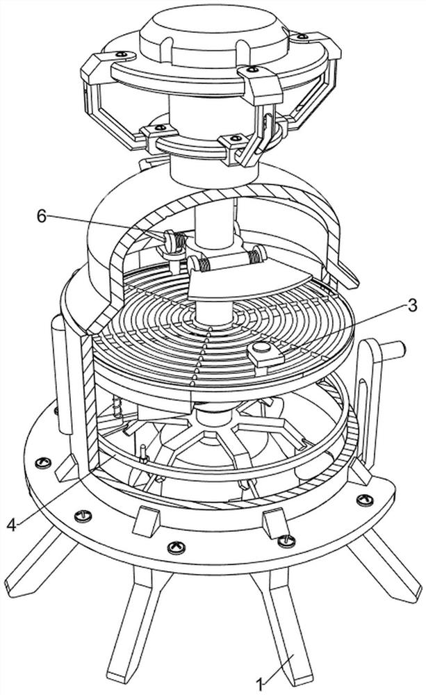 Stirring device of compound oil phase reaction kettle