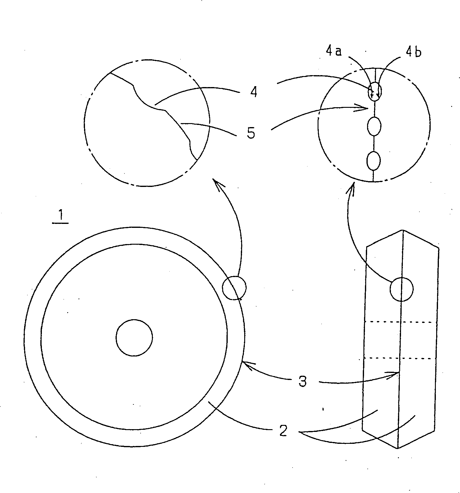 Cutting roller for fragile material substrate and line drawer therewith