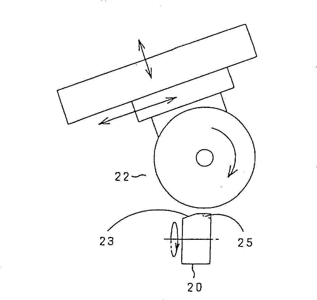 Cutting roller for fragile material substrate and line drawer therewith