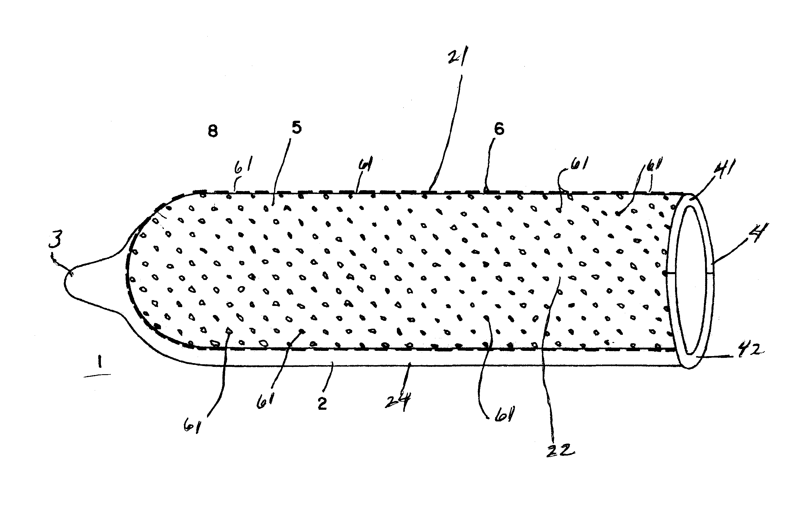 Penis enhancing condom