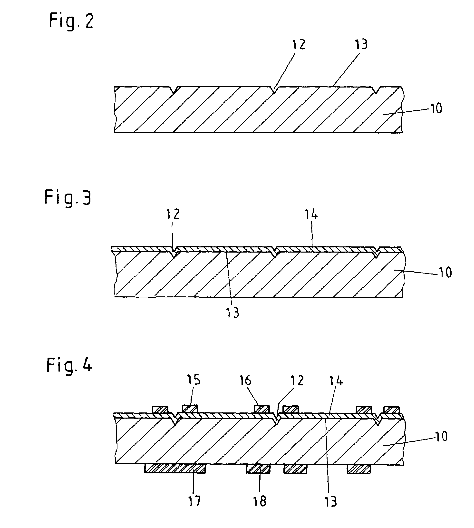 Method for the production of thin layer chip resistors