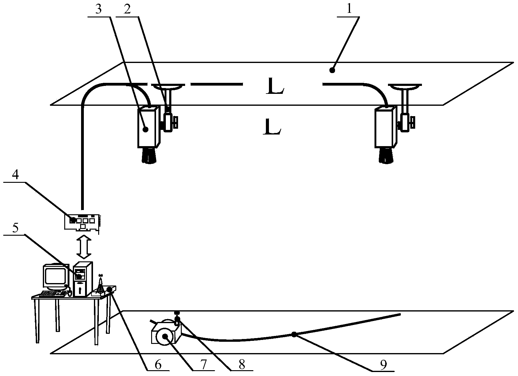 Motion control system and method of mobile robot in intelligent space