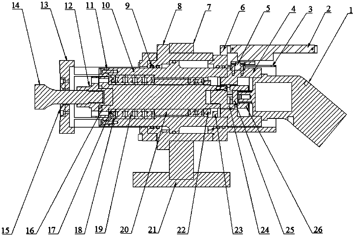 Integrated friction plug welding spindle head device