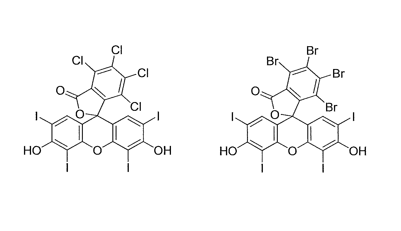 Process for the synthesis of 4,5,6,7-tetrachloro-3′,6′-dihydroxy-2′, 4′, 5′7′-tetraiodo-3H-spiro[isobenzofuran-1,9′-xanthen]-3-one (Rose Bengal) and related xanthenes