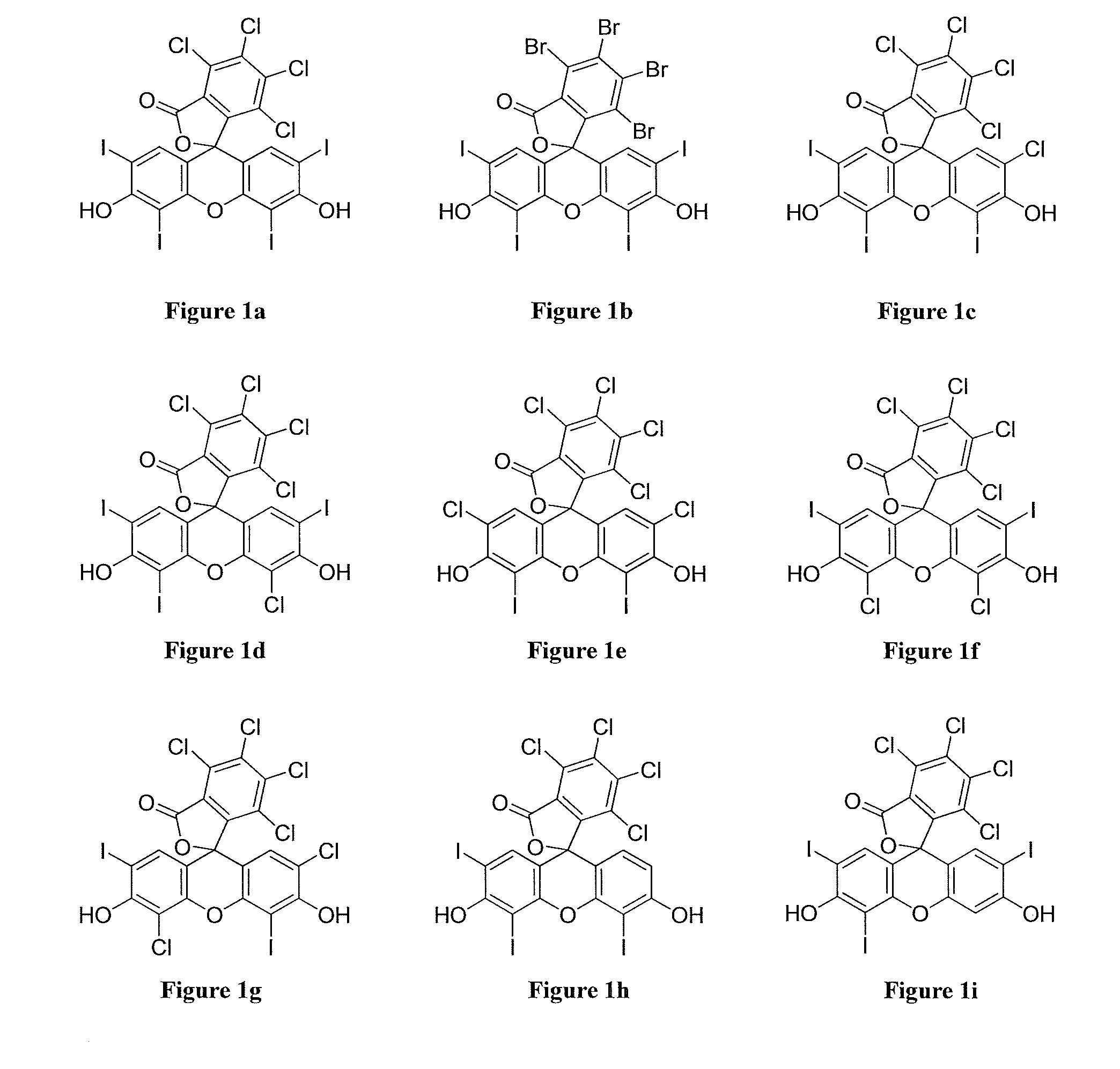 Process for the synthesis of 4,5,6,7-tetrachloro-3′,6′-dihydroxy-2′, 4′, 5′7′-tetraiodo-3H-spiro[isobenzofuran-1,9′-xanthen]-3-one (Rose Bengal) and related xanthenes