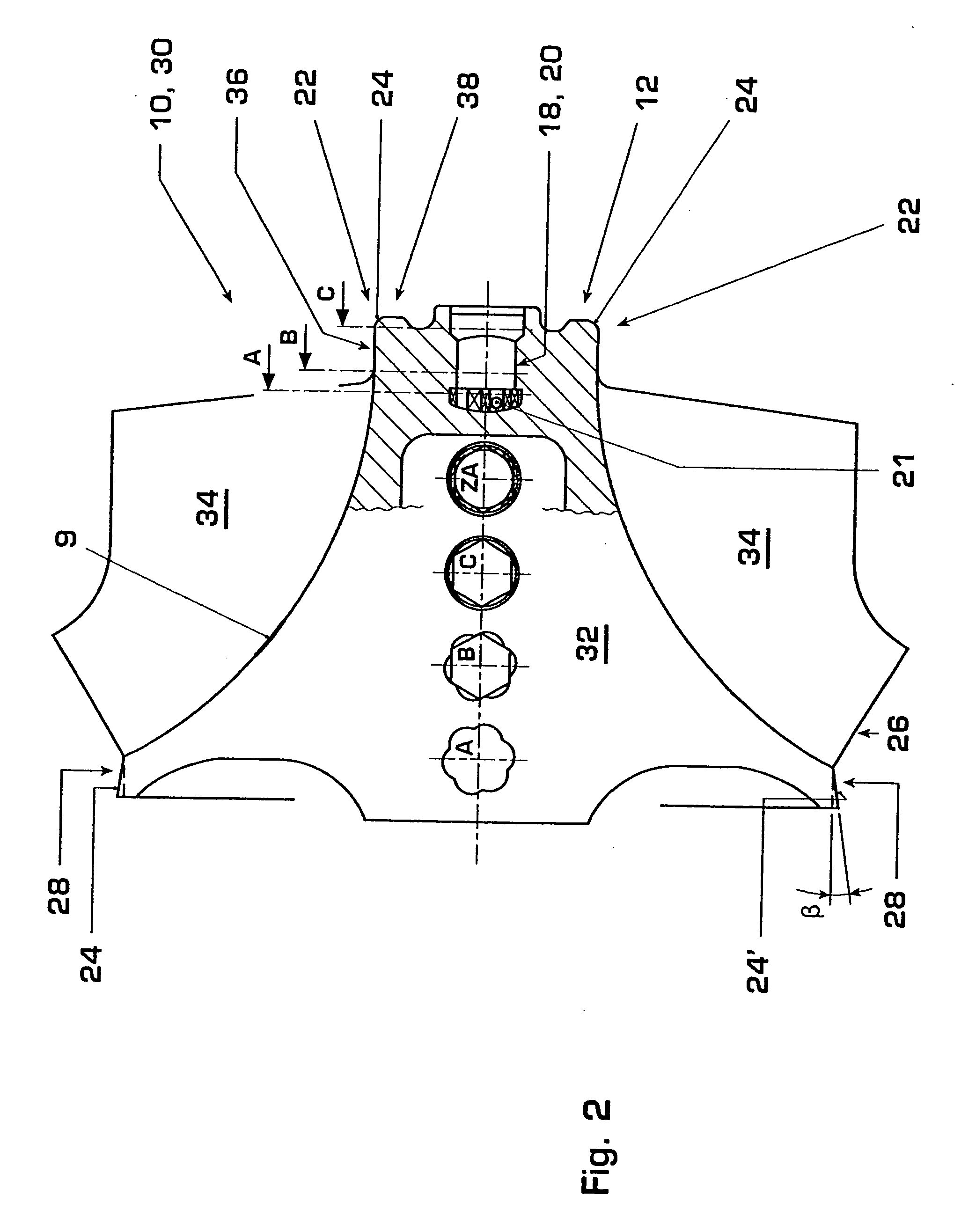 Method and device for chucking rotationally symmetrical bodies and configuration of the body to be chucked