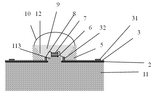 High-power LED packaging structure