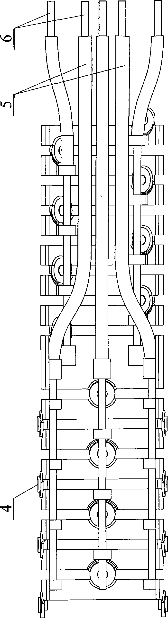 Multi-joint endoscope bending mechanism with force sensing function