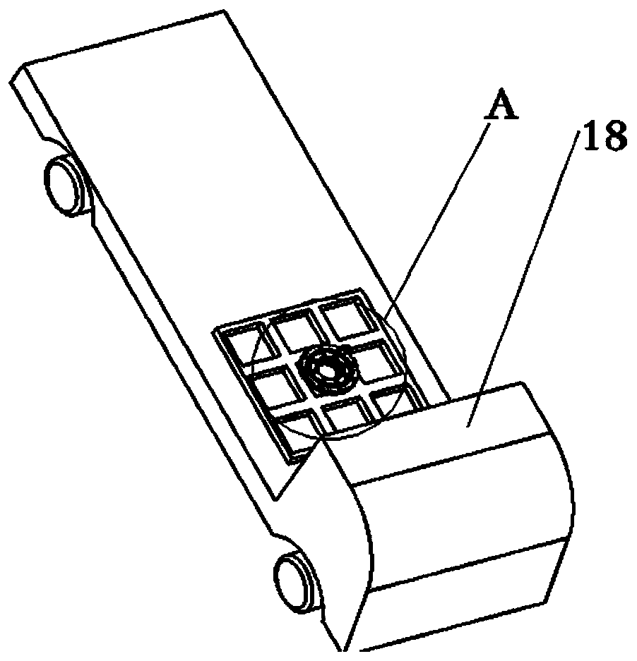 Arm type hedgerow trimmer