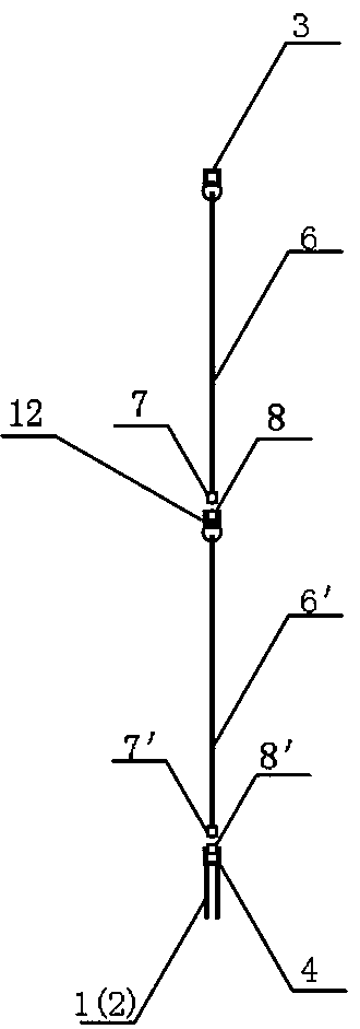 A method of adopting reinforced fence to prevent wind and sand