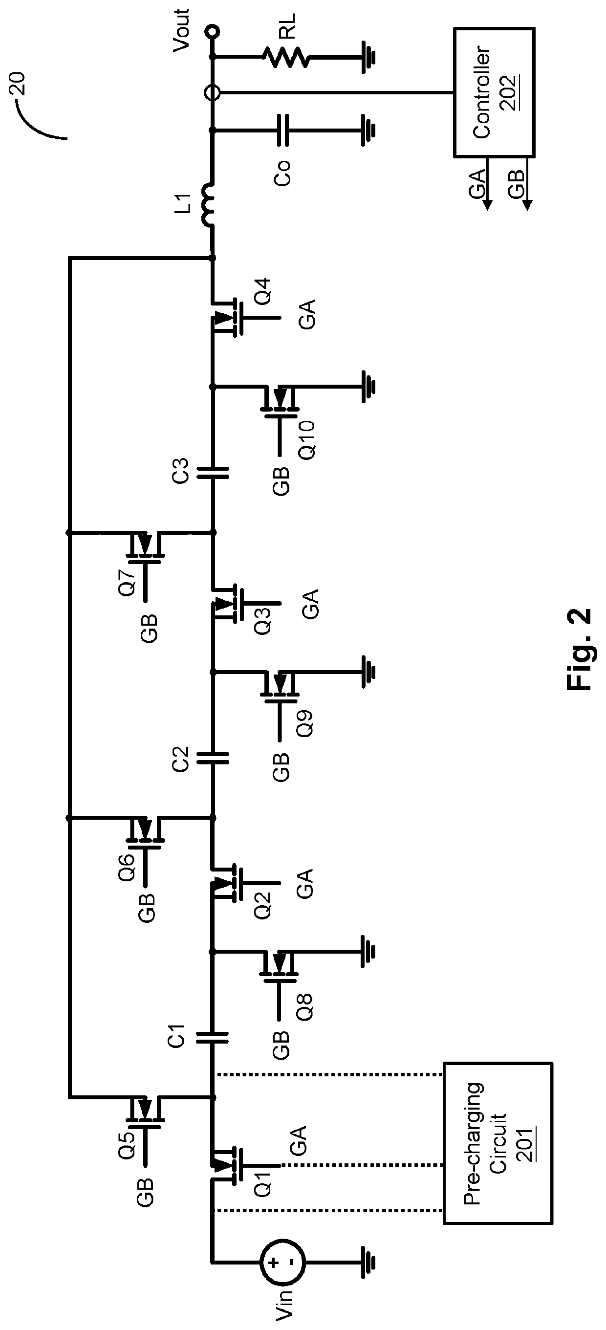 Resonant switching power converter