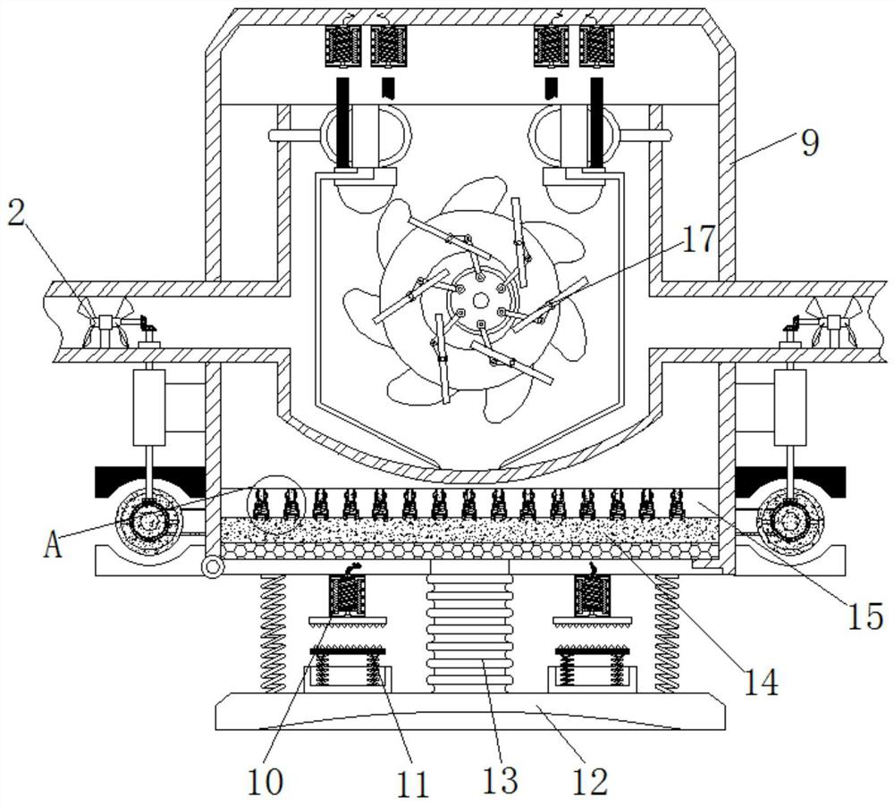 Energy-saving intelligent water meter device capable of avoiding frost cracking