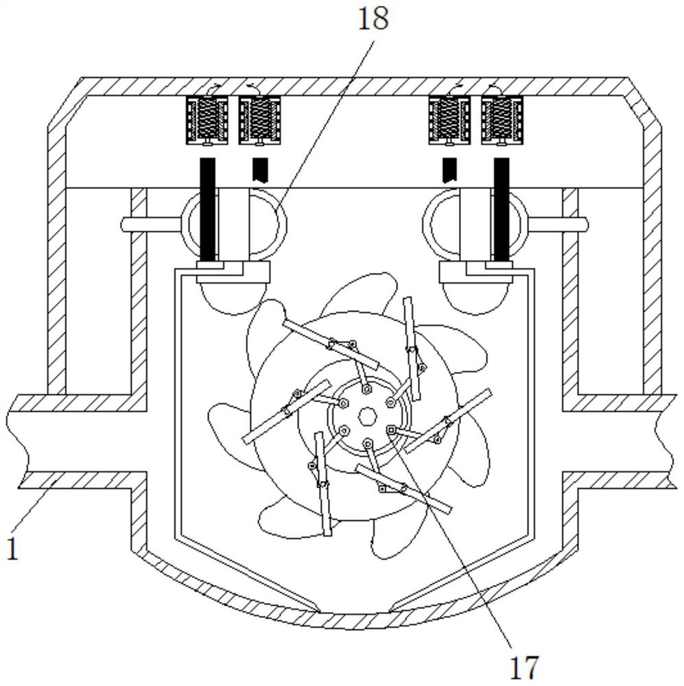 Energy-saving intelligent water meter device capable of avoiding frost cracking