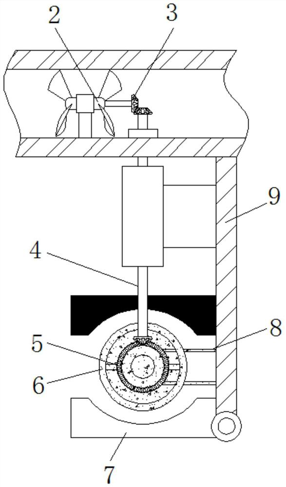 Energy-saving intelligent water meter device capable of avoiding frost cracking