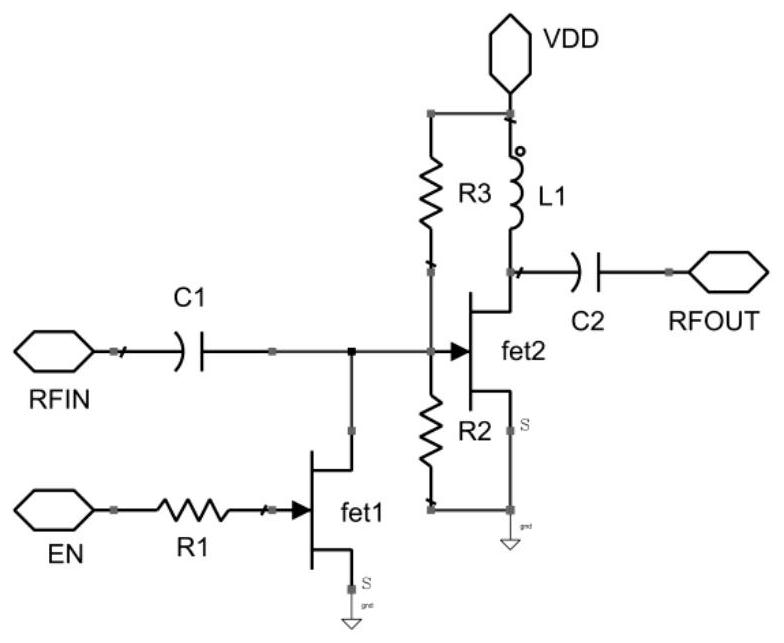 Amplifier biasing circuit with enabling control