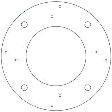 Pan and tilt head structure based on CR type damping springs