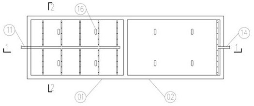 A composite constructed wetland with alternate operation subsurface flow and its application method