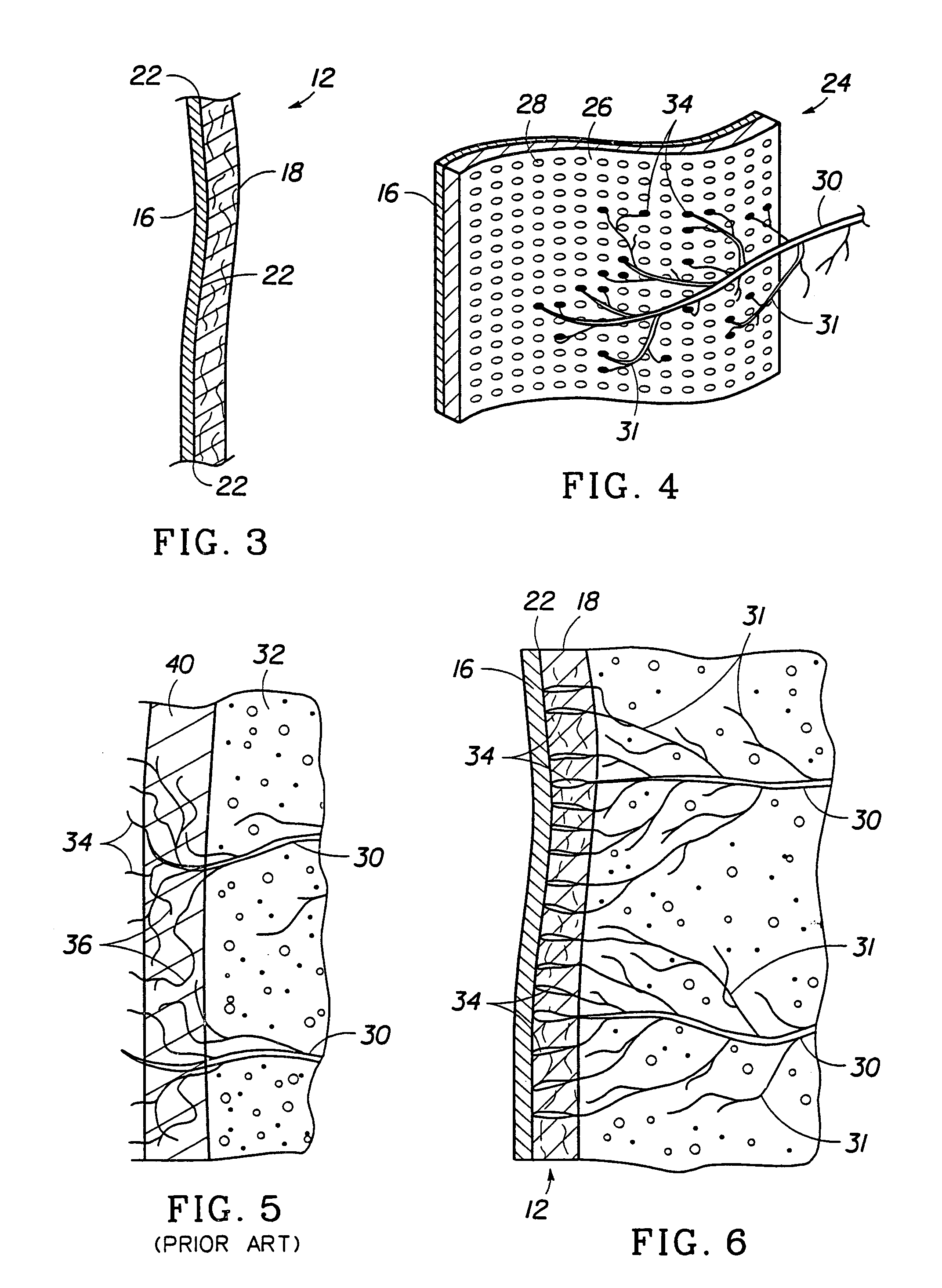 Root growth barrier and method