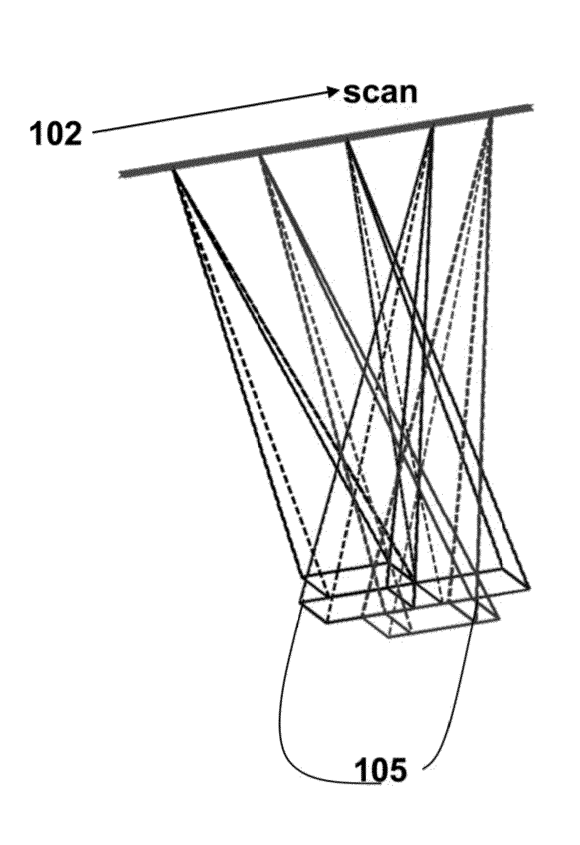 Method and System for Random Steerable Sar Using Compressive Sensing