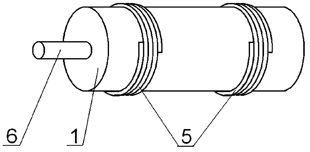 Apparatus for lightning protection with spring-type electrodes and a power transmission line provided with such an apparatus