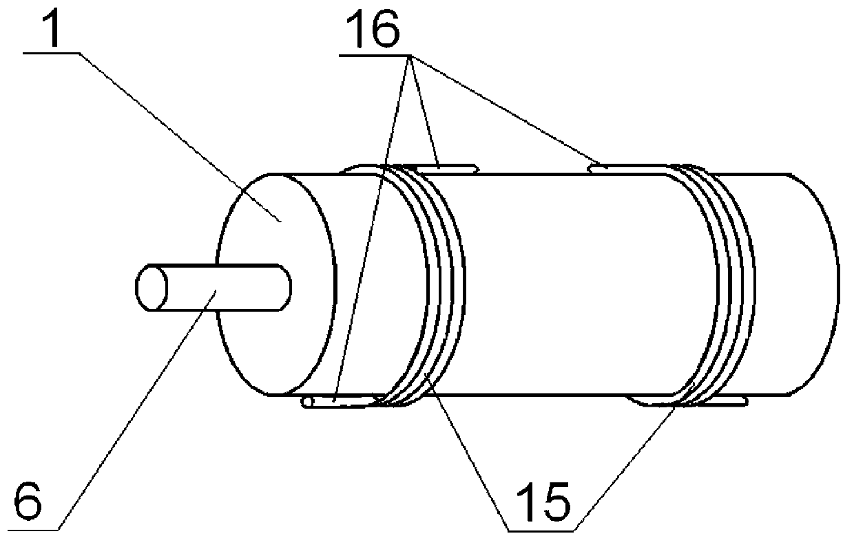 Apparatus for lightning protection with spring-type electrodes and a power transmission line provided with such an apparatus