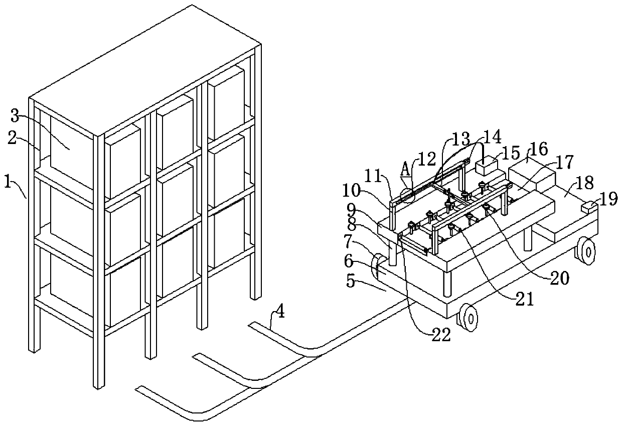 Electric vehicle battery replacement mechanical hand