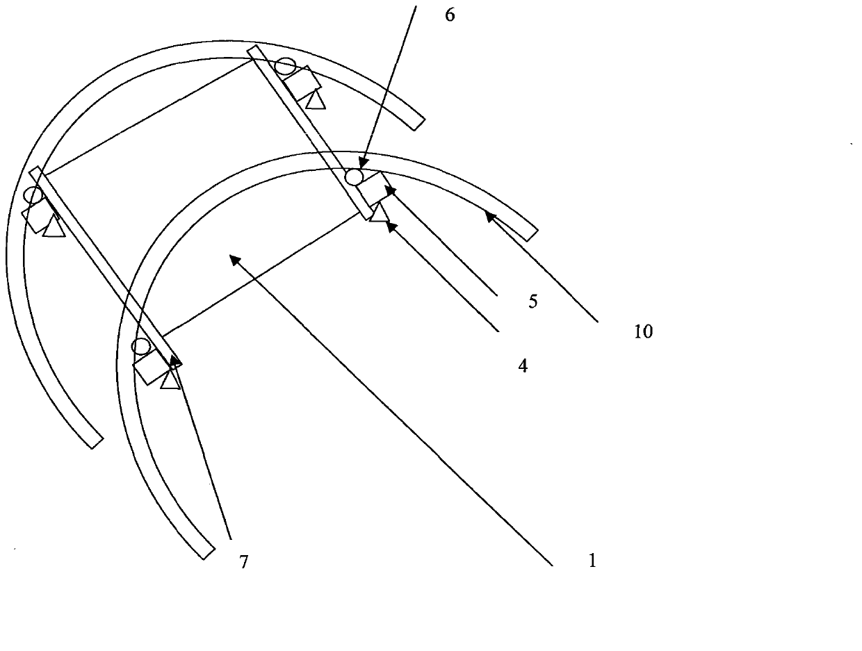 Projection hanging screen system