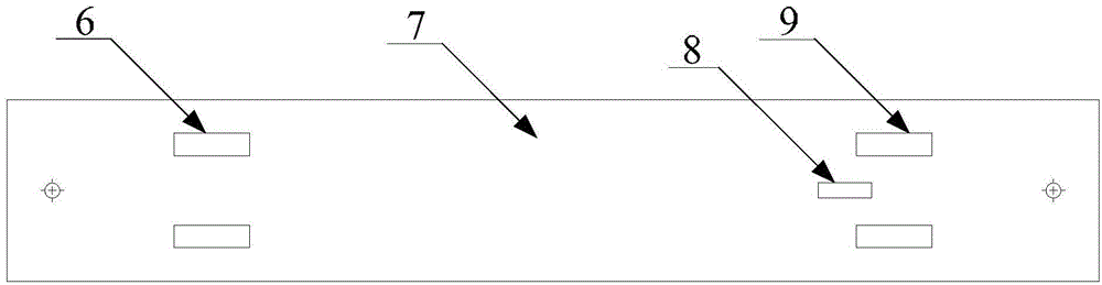 Both-end clamped piezoelectric beam vibration detection and control device based on non-contact type sensor