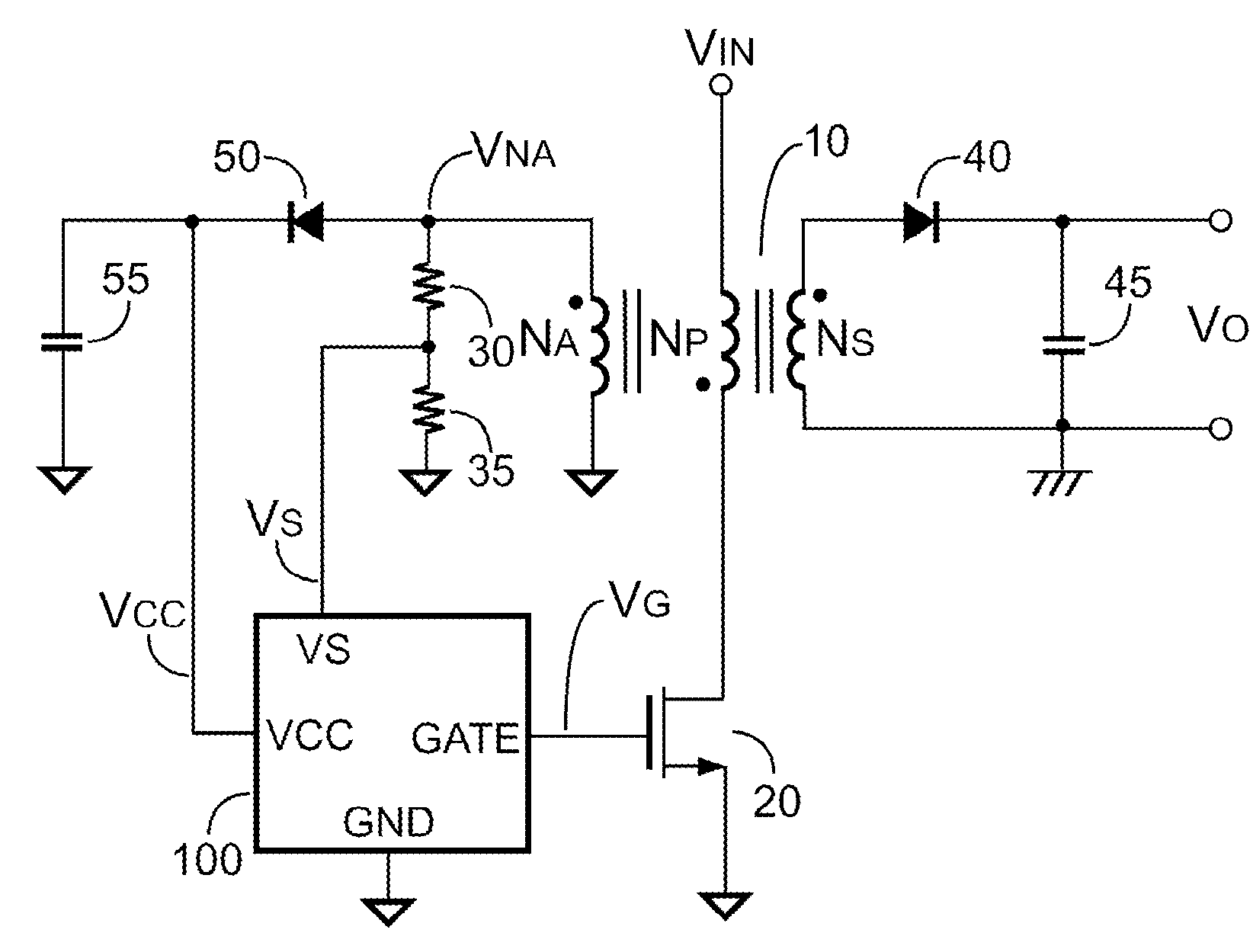 High-speed reflected signal detection for primary-side controlled power converters