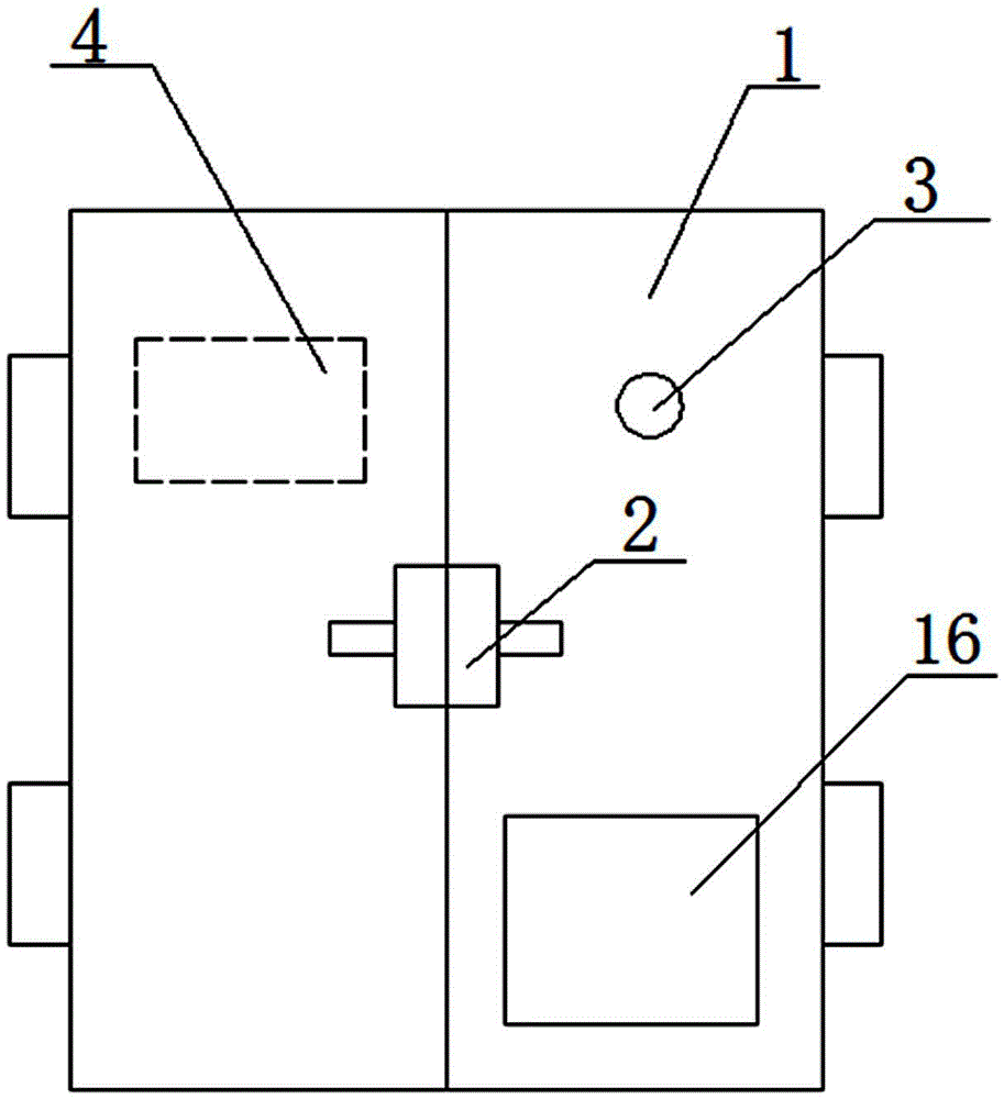 An intelligent antitheft door capable of receiving express delivery items