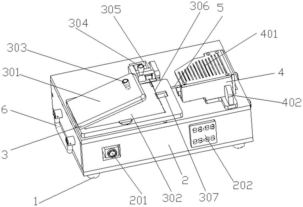 Fpc special-shaped positioning heat press machine