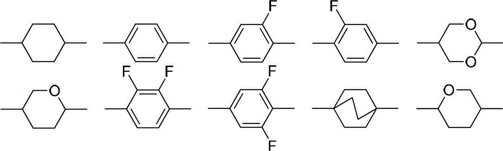 Liquid crystal compounds containing benzo1,3-dioxolane and difluoromethyleneoxy bridges