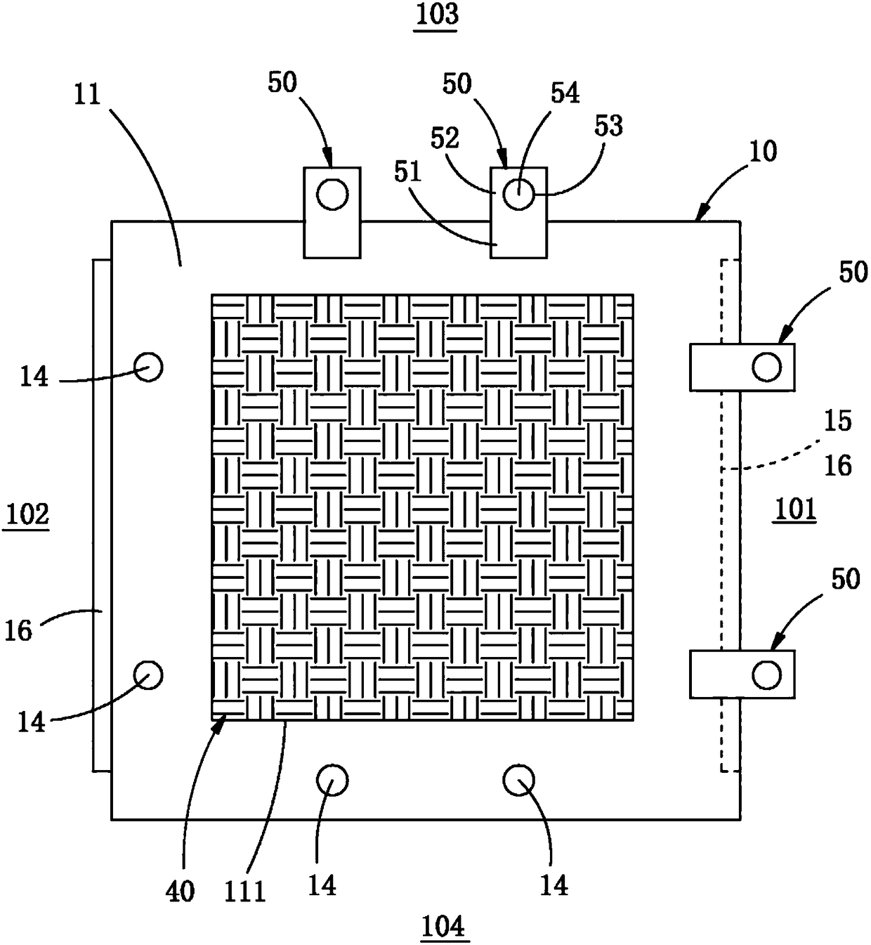 Special indoor construction plateand installation method thereof