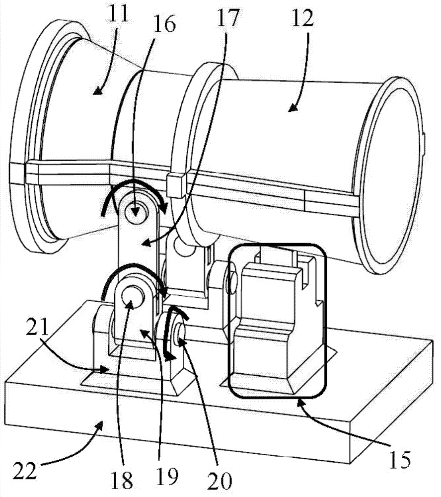 Gas turbine support system