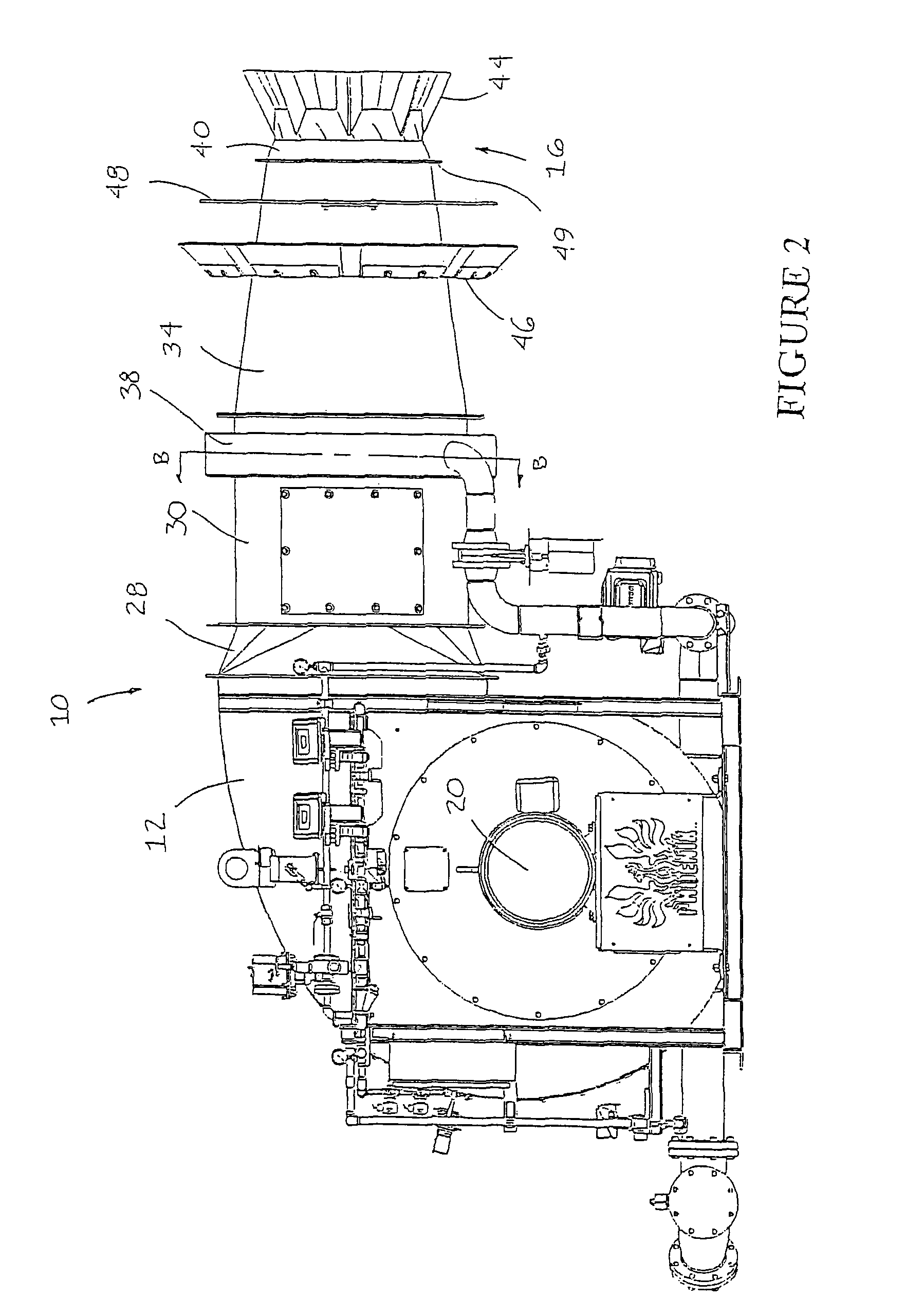 Burner assembly with screen