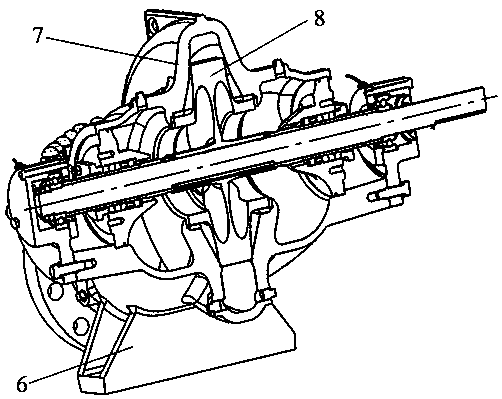 Double-suction sewage pump